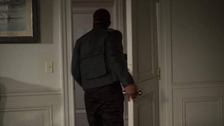 Louis Vuitton Leather Jacket of Woody McClain as Cane Tejada in Power Book II Ghost S01E06 (2)