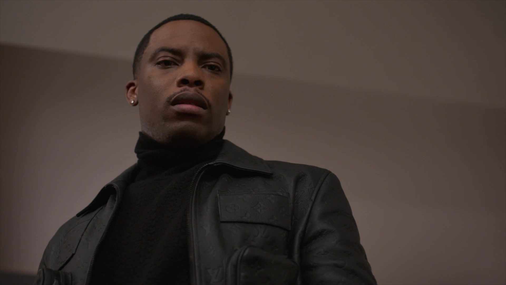 Louis Vuitton Leather Jacket Worn By Woody McClain As Cane Tejada In Power  Book II: Ghost S03E03 Human Capital (2023)
