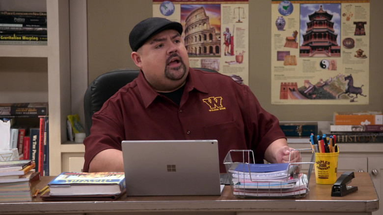 Microsoft Surface Laptop of Gabriel Iglesias and Naples Rib Company (Barbecue Restaurant) Yellow Cup (1)