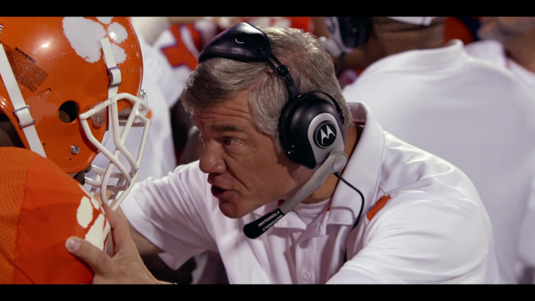 Motorola Headset of Matthew Glave as Coach Tommy Bowden in Safety (1)