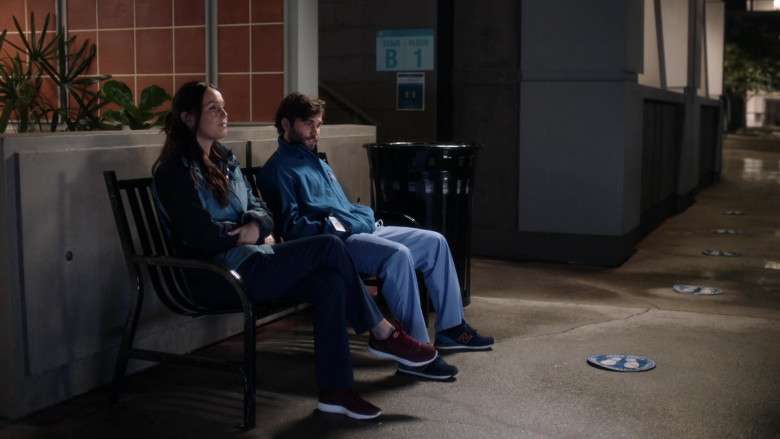 New Balance Men's Sneakers of Jake Borelli as Dr. Levi Schmitt in Grey's Anatomy S17E06