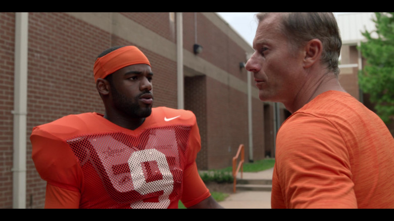 Nike Orange Football Jersey of Jay Reeves as Ray McElrathbey in Safety (1)
