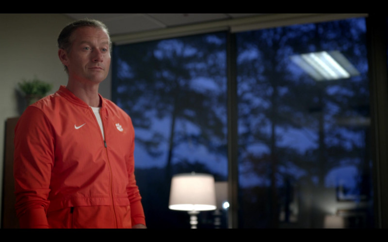 Nike Orange Jacket Worn by James Badge Dale as Coach Brad Simmons in Safety