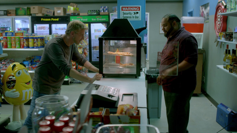 Pringles Chips and M&M's Candies in Cobra Kai S01E01 Ace Degenerate (2018)