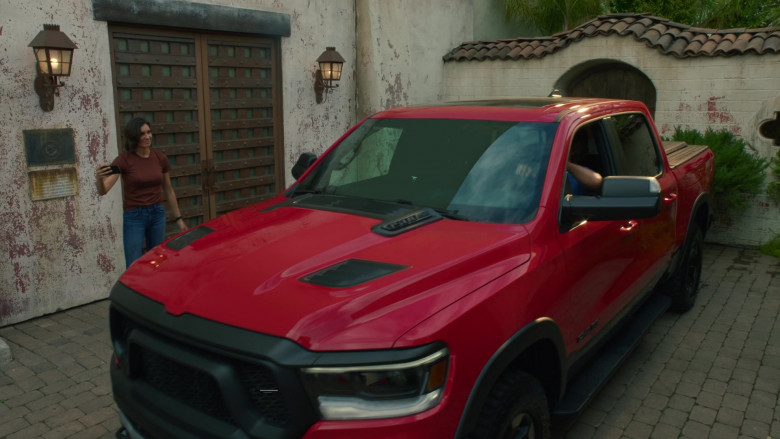 Ram 1500 5.7L HEMI Red Pickup Truck of Eric Christian Olsen as Marty Deeks in NCIS Los Angeles S12E04 (3)