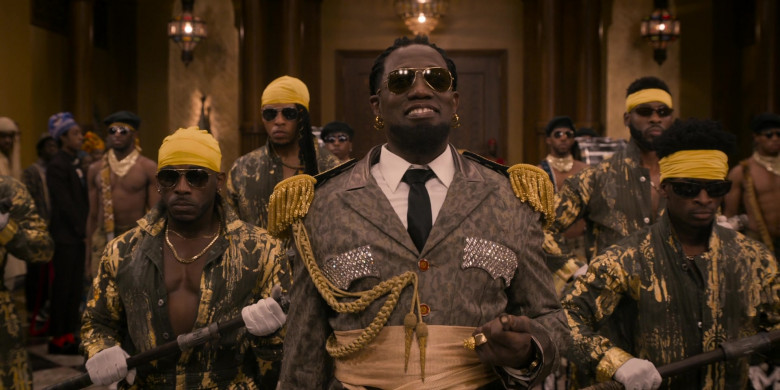 Ray-Ban Aviator Men's Sunglasses of Wesley Snipes as General Izzi in Coming to America 2 (1)