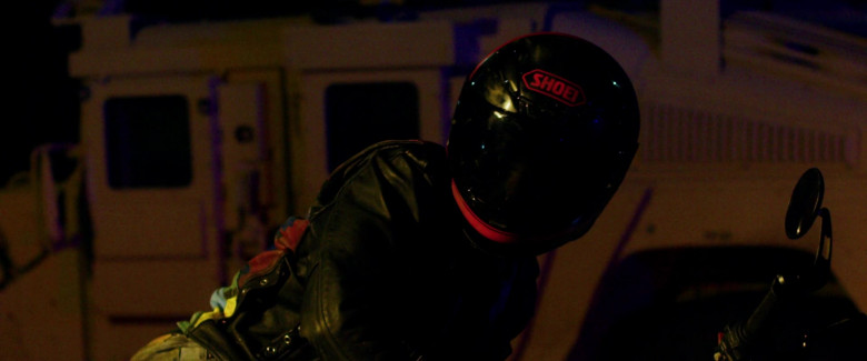 SHOEI Motorcycle Helmet of KJ Apa as Nico Price in Songbird Movie (3)
