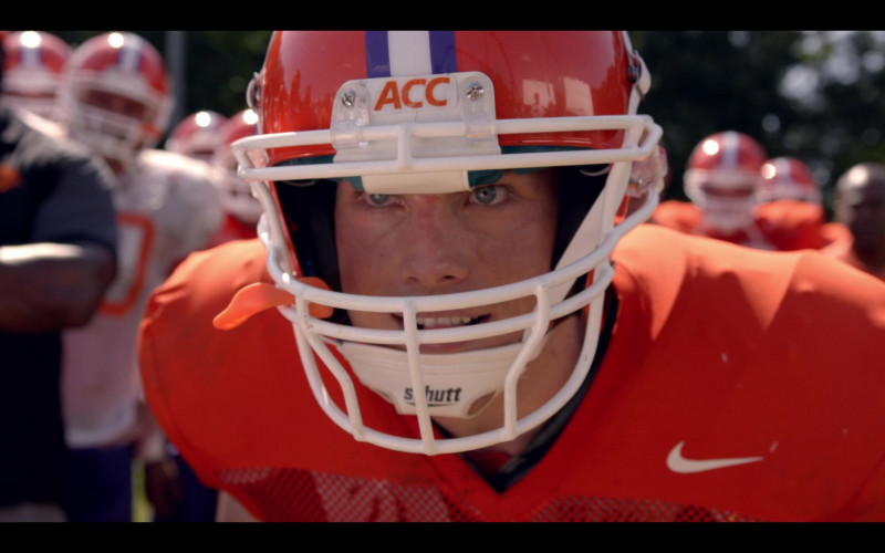 Schutt Football Helmet of of Miles Burris as Keller in Safety (2020)