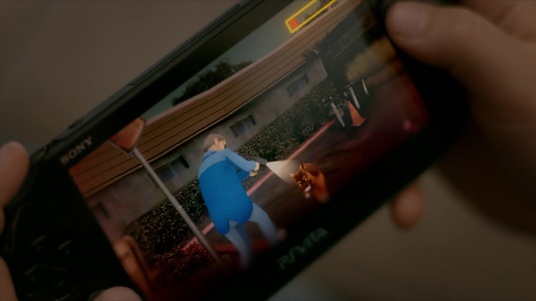 Sony PS Vita Handheld Video Game Console of Griffin Santopietro as Anthony in Cobra Kai S01E08 (2)