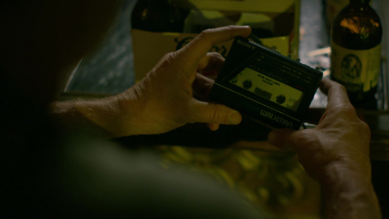 Sony Walkman Vintage Personal Cassette Player of William Zabka as Johnny Lawrence in Cobra Kai S01E06