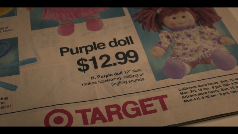 Target Store Newspaper Advertising in Selena The Series S01E08 Gold Rush (2020)
