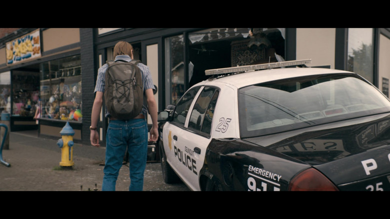 The North Face Backpack of Owen Teague as Harold Lauder in The Stand S01E01 (2)