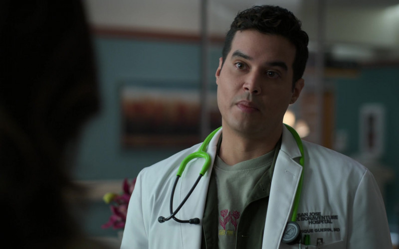 3M Littmann Green Stethoscope of Brian Marc as Dr. Enrique Guerin in The Good Doctor S04E08