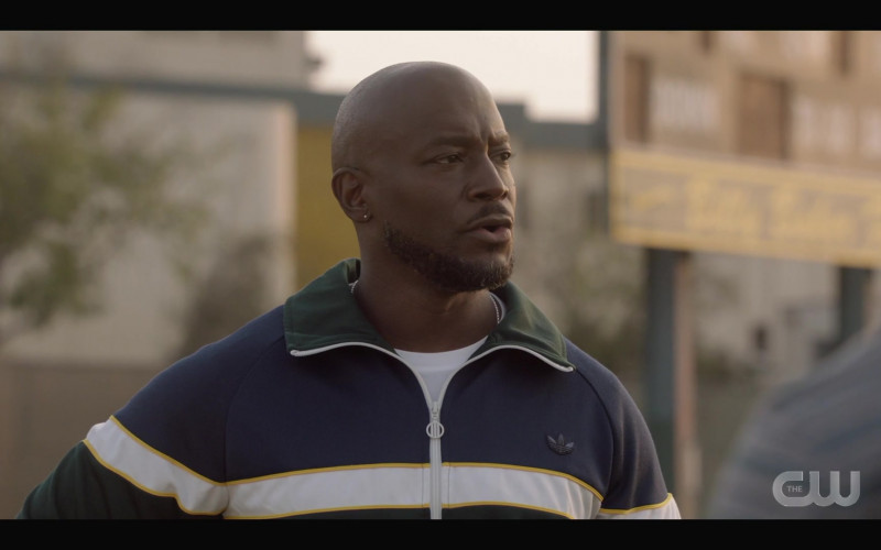Adidas Men's Track Jacket of Taye Diggs as Billy Baker in All American S03E02 (2)