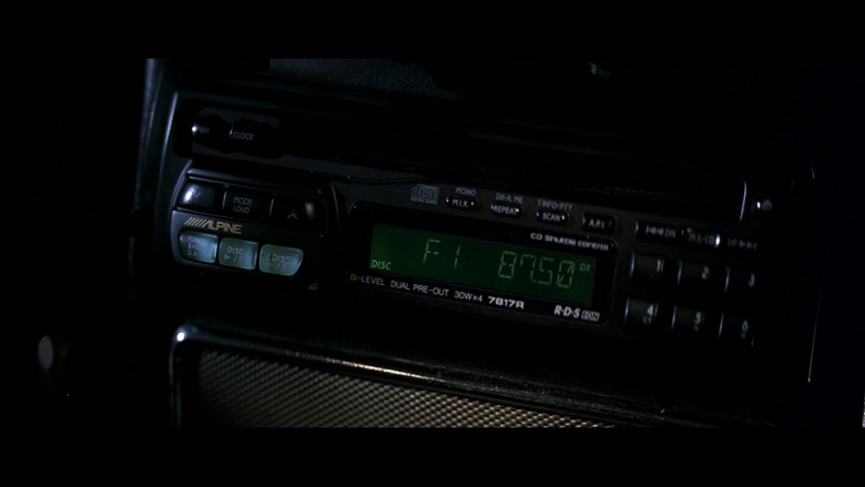 Alpine 7817R Car Radio in GoldenEye (1995)