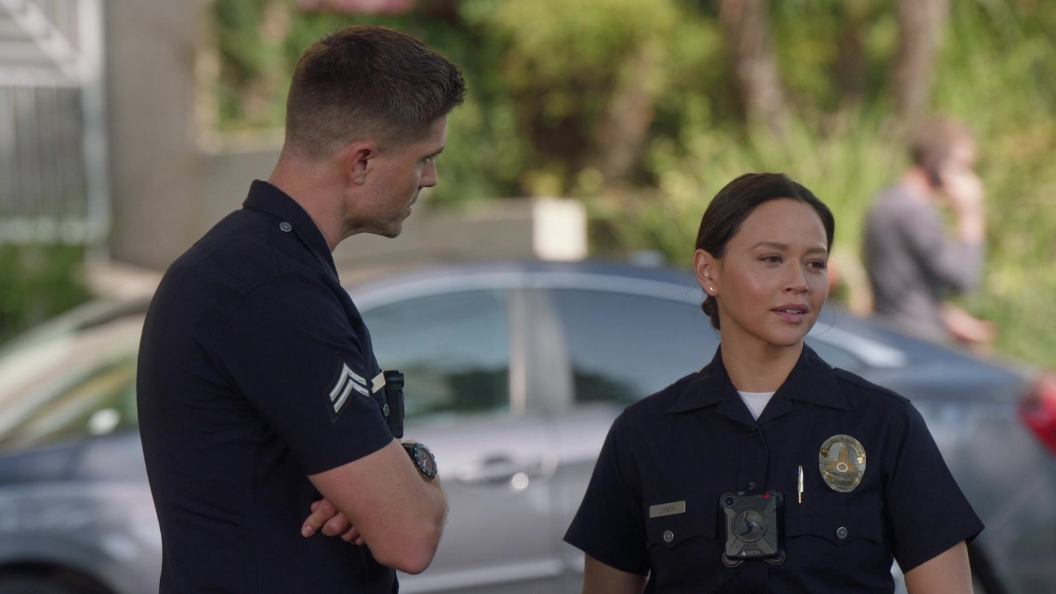 Axon Body Camera Of Melissa O Neil As Lucy Chen In The Rookie S03e02 In Justice 2021