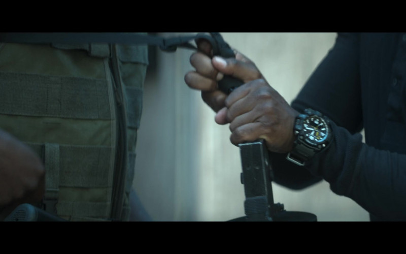 Casio G-Shock Men’s Watch of Anthony Mackie as Leo in Outside the Wire 2021 Netflix Movie (1)
