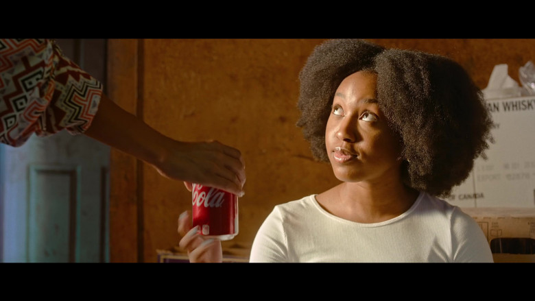 Coca-Cola Soda Enjoyed by Alexis Chikaeze as Kai Jones in Miss Juneteenth (2020)