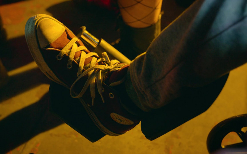 Converse Men's Chuck Taylor All Star Sneakers of Xolo Maridueña as Miguel Diaz in Cobra Kai S03E05 (1)
