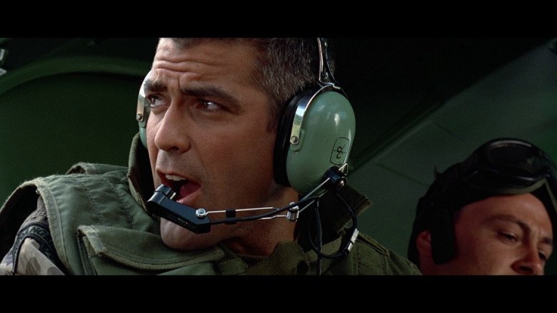 David Clark Aviation Headset of George Clooney as Lt. Col. Thomas Devoe in The Peacemaker (1997)