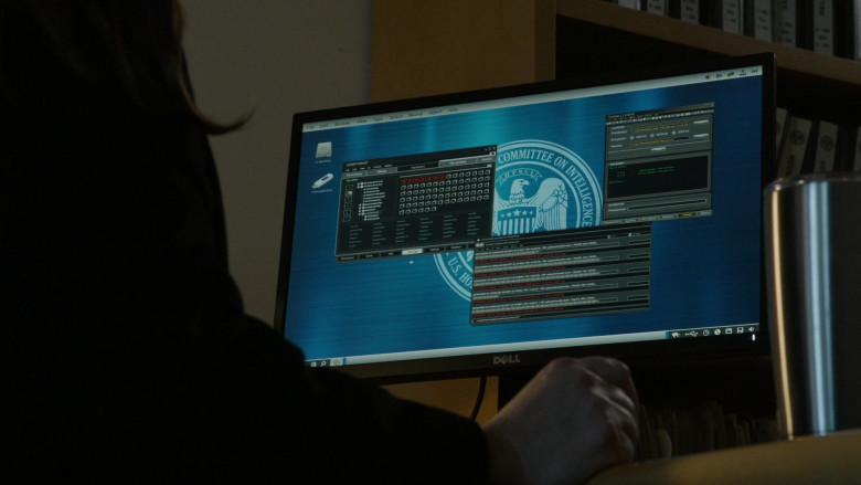 Dell Computer Monitor Used by Donna Lynne Champlin as Guinevere Claflin in The Blacklist S08E04 (2)