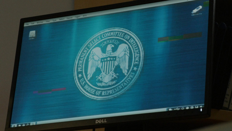 Dell Computer Monitor Used by Donna Lynne Champlin as Guinevere Claflin in The Blacklist S08E04 (3)