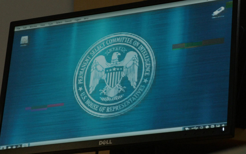 Dell Computer Monitor Used by Donna Lynne Champlin as Guinevere Claflin in The Blacklist S08E04 (3)