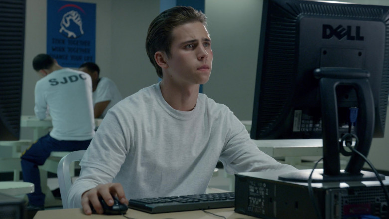 Dell Computer Monitor Used by Tanner Buchanan as Robby Keene in Cobra Kai S03E05