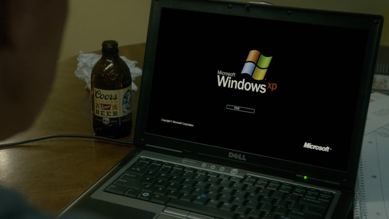 Dell Notebook, Microsoft Windows OS and Coors Banquet Beer in Cobra Kai S03E05