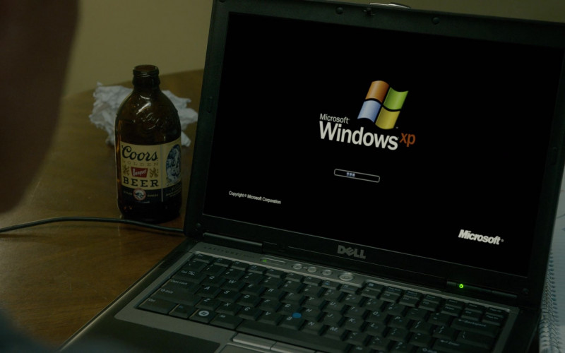 Dell Notebook, Microsoft Windows OS and Coors Banquet Beer in Cobra Kai S03E05