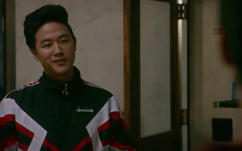 Diadora Men’s Jacket Worn by Actor Joe Seo as Kyler in Cobra Kai S03E10 (1)