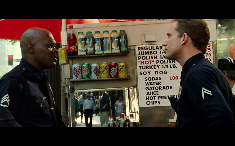 Diet Dr. Pepper, Canada Dry, Squirt & Classic Dr. Pepper Soda Drinks in S.W.A.T. (2003)