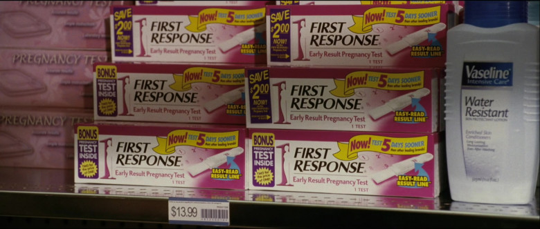 First Response Early Result Pregnancy Test and Vaseline in Noel (2004)