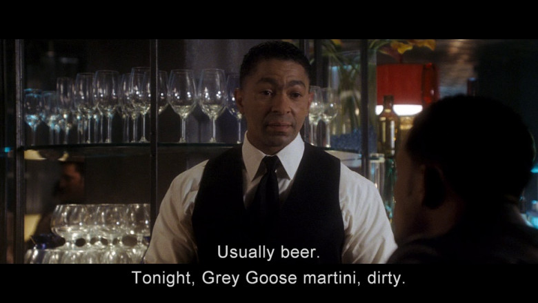 Grey Goose vodka in Hitch (2005)