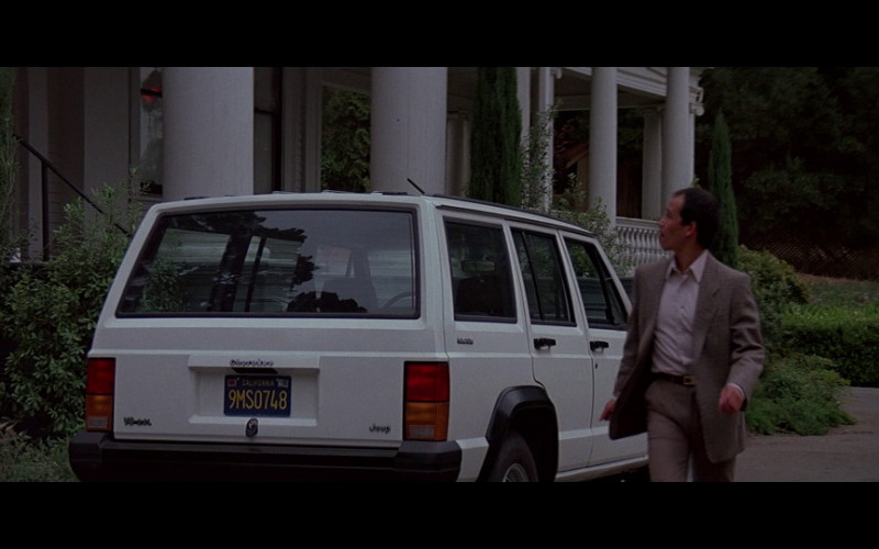 Jeep Cherokee White Car in A View to a Kill (1985)