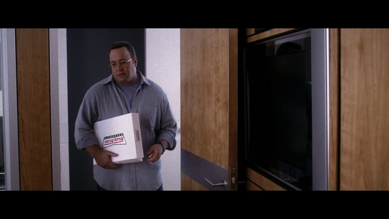 Krispy Kreme Food Box Held by Kevin James as Albert Brennaman in Hitch (2005)