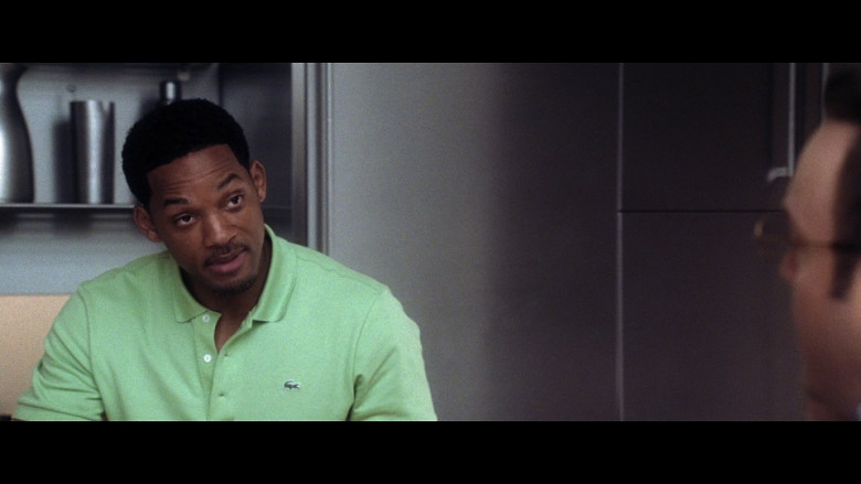 Lacoste Green Polo Shirt of Will Smith as Alex Hitchens in Hitch (2005)