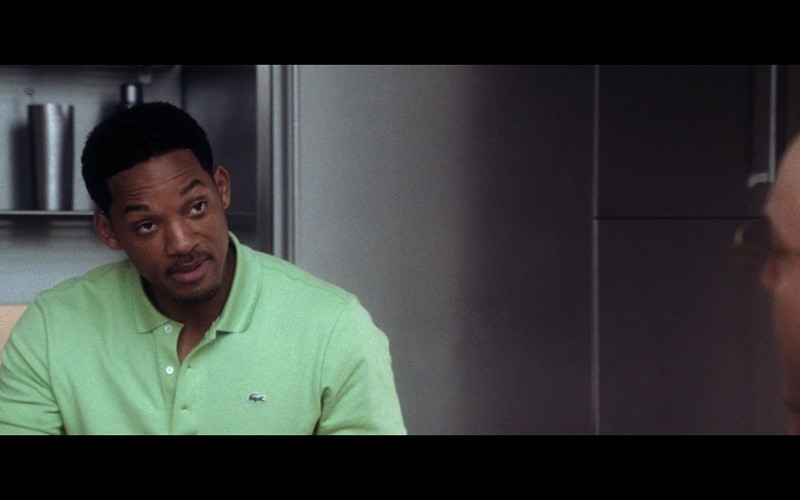 Lacoste Green Polo Shirt of Will Smith as Alex Hitchens in Hitch (2005)