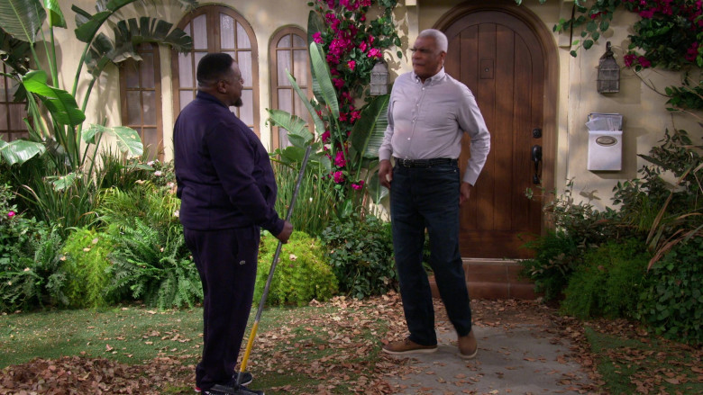 Lacoste Men's Pants Worn by Cedric the Entertainer as Calvin in The Neighborhood S03E08