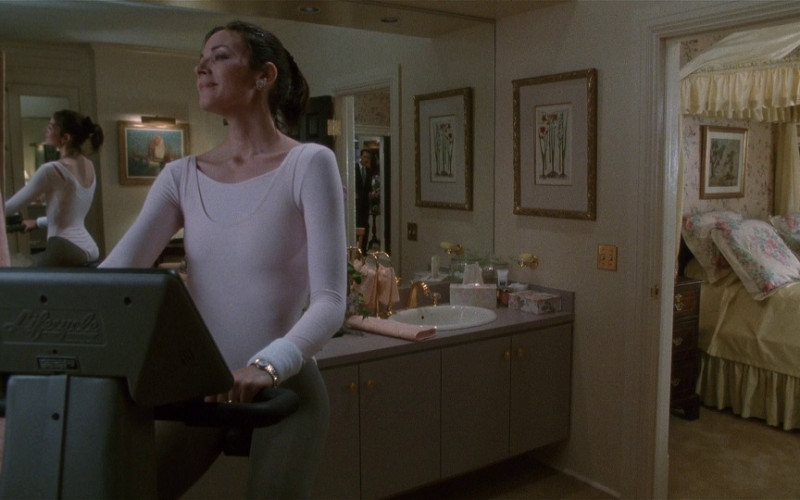 Life Fitness Lifecycle Exercise Bike of Kim Cattrall as Judy McCoy in The Bonfire of the Vanities (1990)