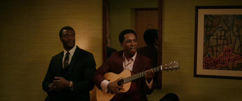 Martin Guitar of Leslie Odom Jr. as Sam Cooke in One Night in Miami (2)