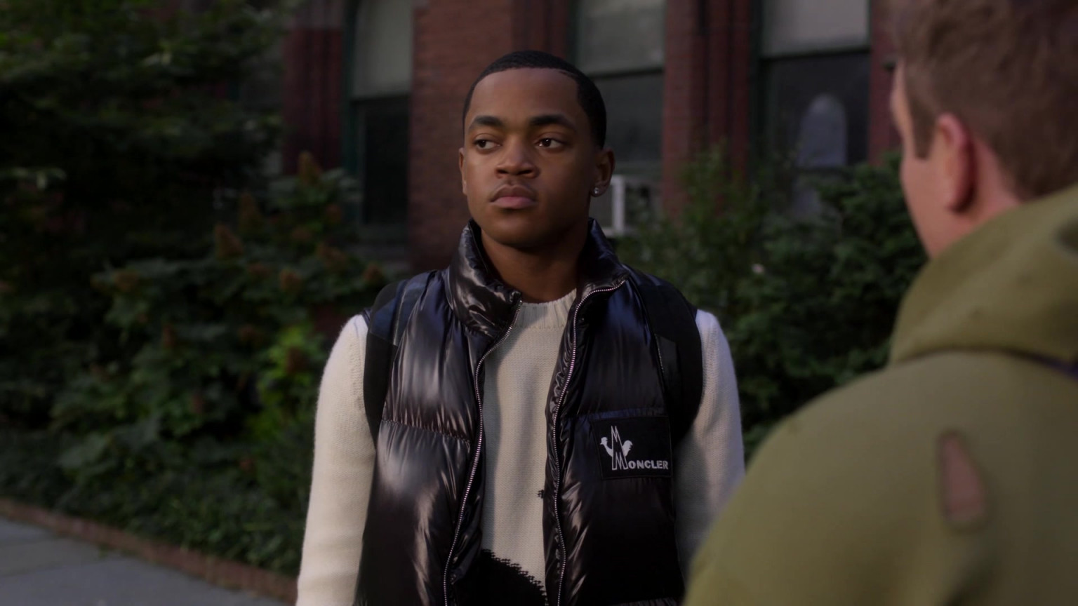 Michael Rainey Jr Films Et Programmes Tv Moncler Men's Down Vest Worn By Michael Rainey Jr. As Tariq St. Patrick