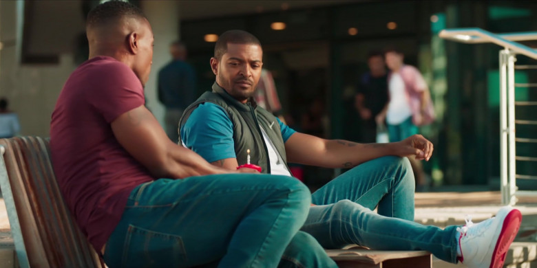 Nike Air Force 1 White Sneakers of Noel Clarke as Aaron ‘Bish' Bishop in Bulletproof S03E01 (1)