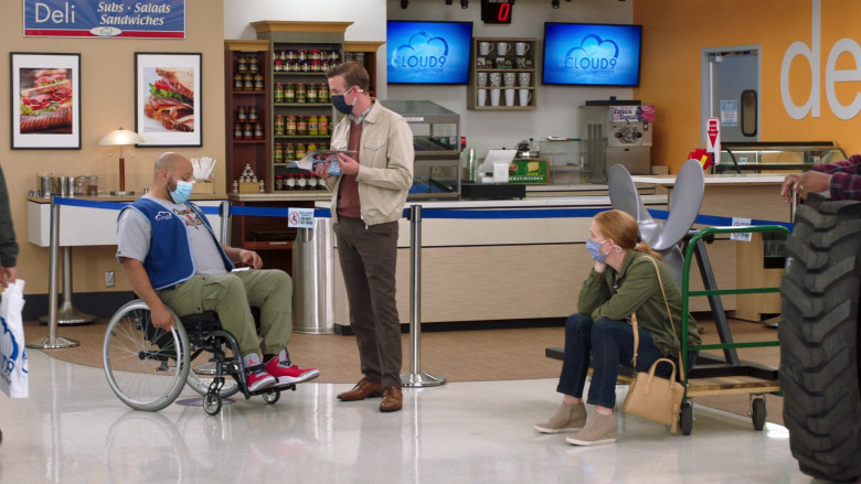 Nike Air Jordan 3 High Top Sneakers of Colton Dunn as Garrett McNeil in Superstore S06E06 Biscuit (2021)