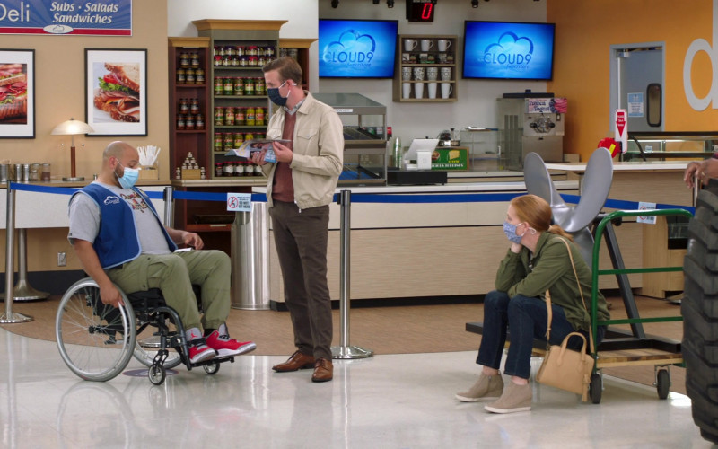 Nike Air Jordan 3 High Top Sneakers of Colton Dunn as Garrett McNeil in Superstore S06E06 Biscuit (2021)