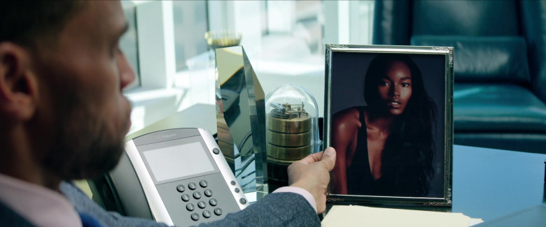 Polycom Telephone of Michael Ealy as Derrick Tyler in Fatale (2020)