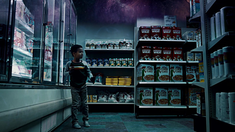 Post Shredded Wheat and Kellogg’s Corn Flakes Breakfast Cereals in American Gods S03E02 Serious Moonlight (2021)