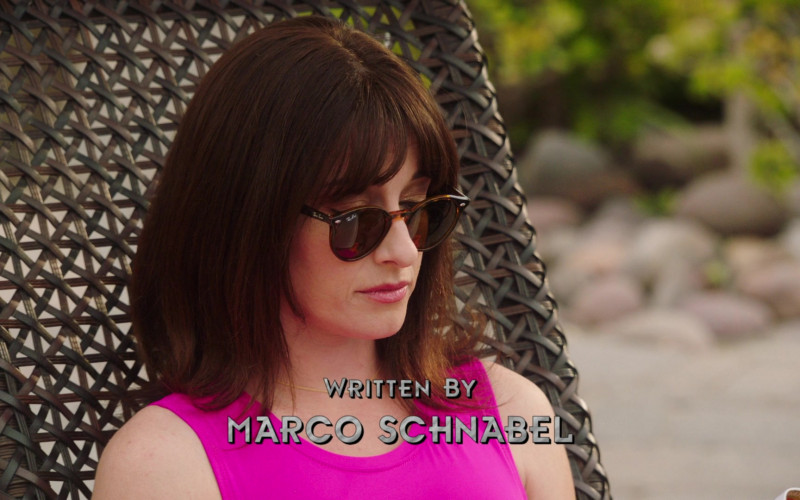 Ray-Ban RB2180 Women's Round Sunglasses of Margo Harshman as Delilah McGee in NCIS S18E04 Sunburn (2021)