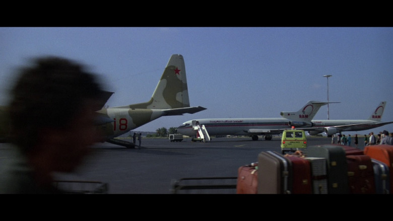 Royal Air Maroc Airlines Aircrafts in The Living Daylights (1987)