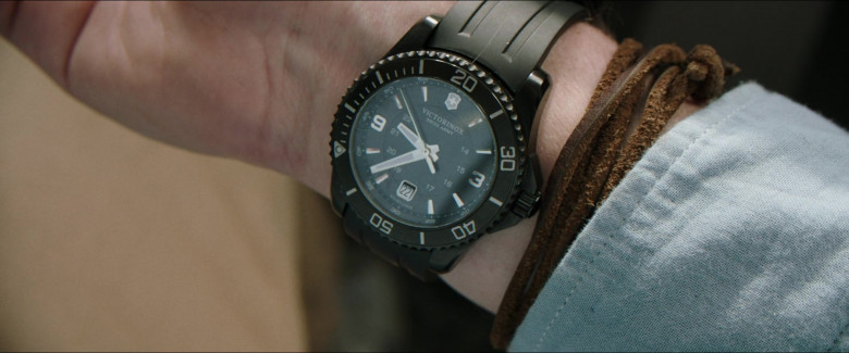 Victorinox Men's Watch of Alexander Dreymon as Jackson in Horizon Line Movie (2)